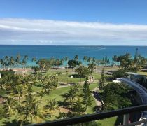 View from our hotel balcony at Noumea, New Caledonia