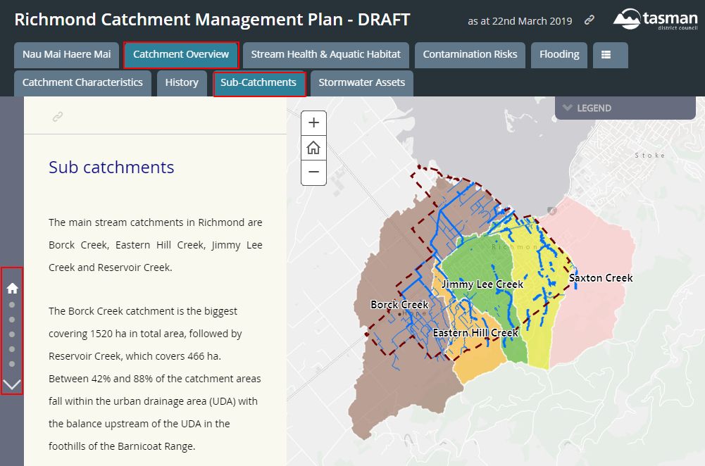 Overview of Richmond Catchment Management Plan