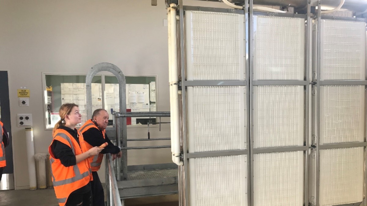 Oamaru Water Treatment Plant tour Oamaru Water Treatment Plant tour