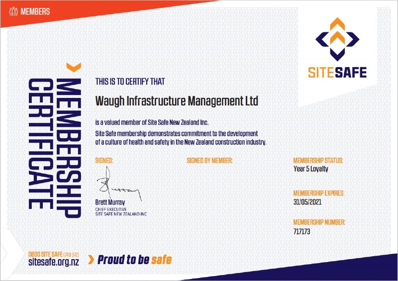 infrastructure management quality health and safety