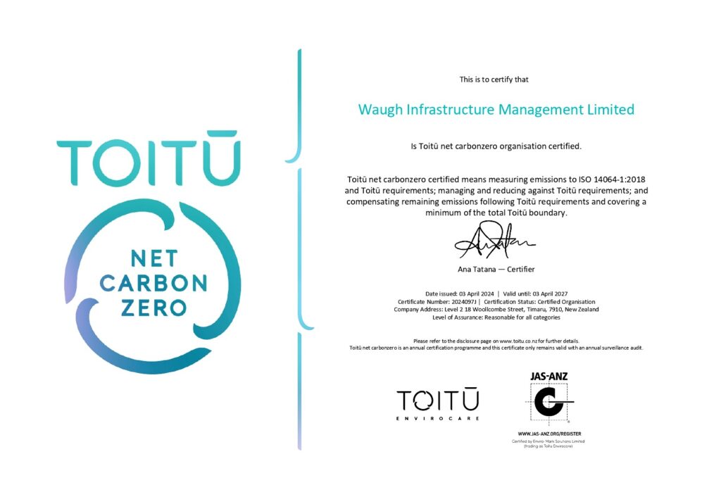  Toitū net carbonzero organisation certified