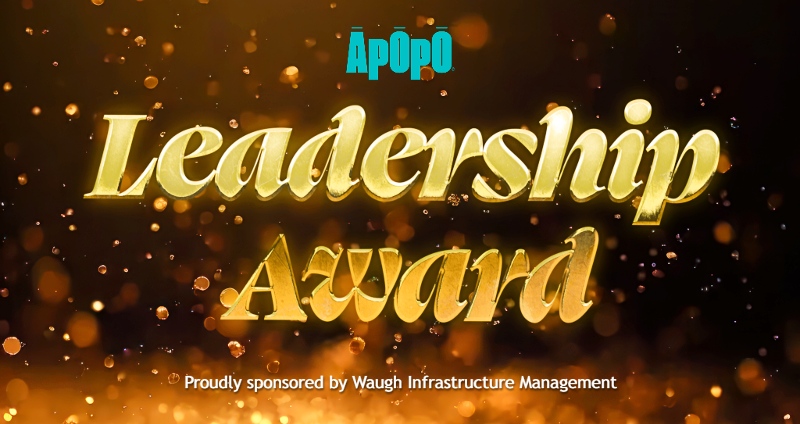 apopo leadership award sponsored by waugh infrastructure